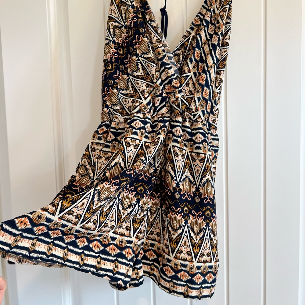 Small Colorful Romper with Adjustable Straps